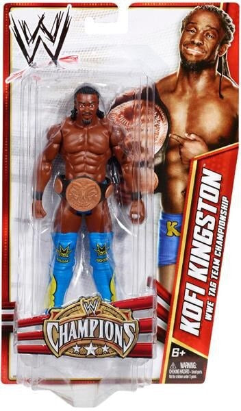 2013 WWE Mattel Basic Champions Collection Series 1 Kofi Kingston [Exclusive]