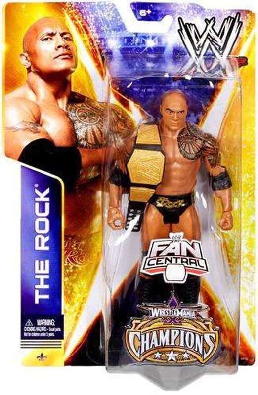 2014 WWE Mattel Basic Champions Collection Series 2 The Rock [Exclusive]