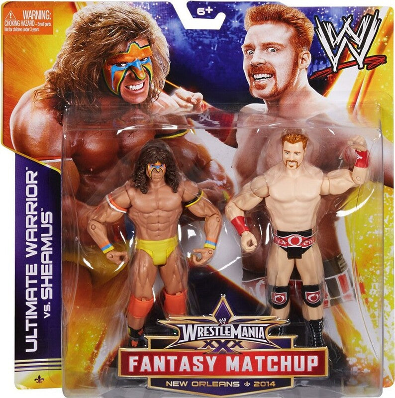 2014 WWE Mattel Basic WrestleMania XXX Fantasy Matchup: Ultimate Warrior vs. Sheamus