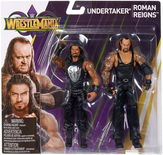 2018 WWE Mattel Basic WrestleMania 34 Undertaker vs. Roman Reigns