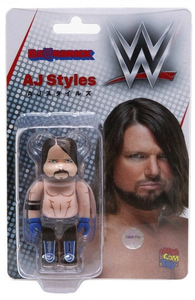2019 WWE Medicom Toy Be@rbrick 100% AJ Styles