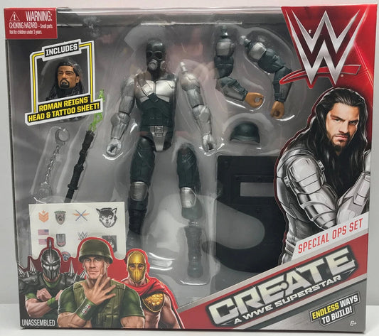 2016 WWE Mattel Create a WWE Superstar Series 2 Special Ops Set