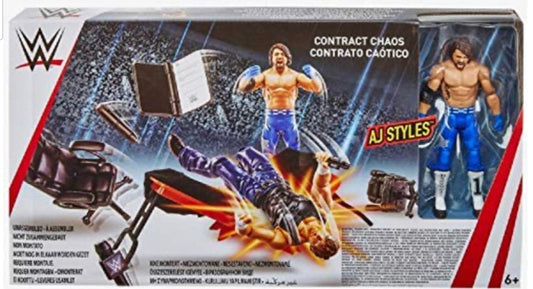 2018 WWE Mattel Basic Contract Chaos [With AJ Styles, Exclusive]