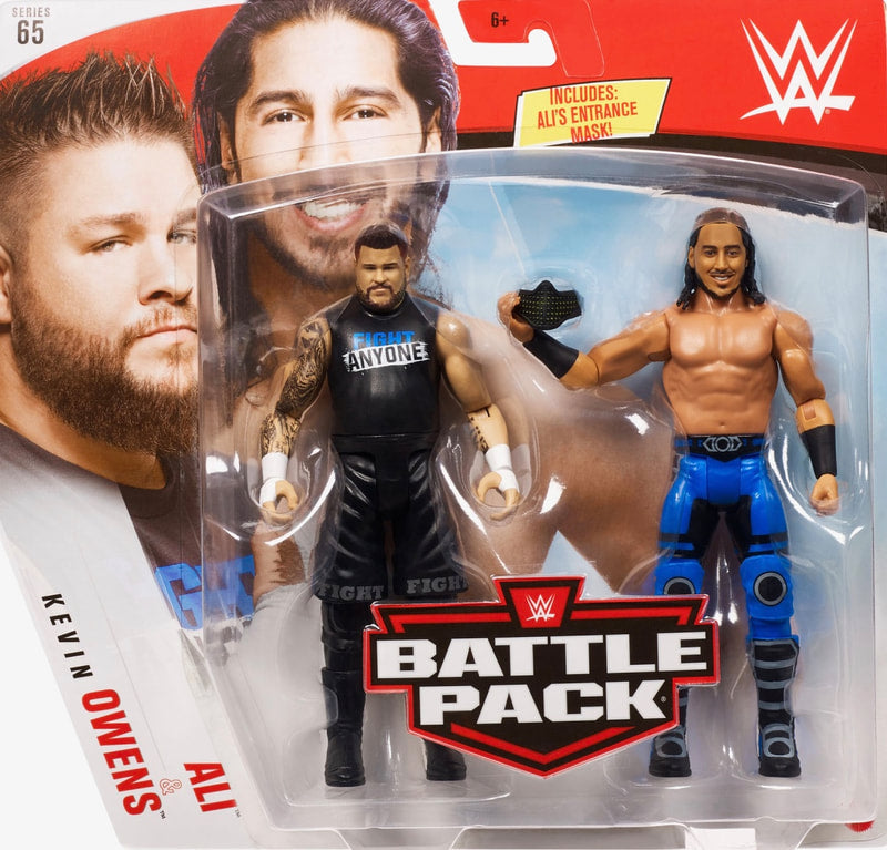 2020 WWE Mattel Basic Battle Packs Series 65 Ali & Kevin Owens ...