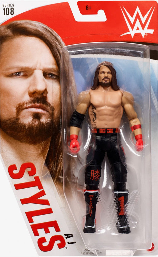 2020 WWE Mattel Basic Series 108 AJ Styles