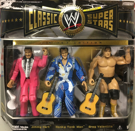 2008 WWE Jakks Pacific Classic Superstars 3-Packs Series 9 Jimmy Hart, Honky Tonk Man & Greg Valentine