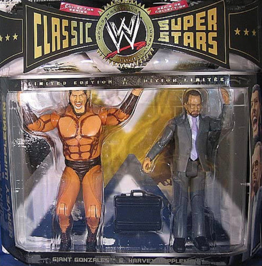 2008 WWE Jakks Pacific Classic Superstars 2-Packs Series 8 Giant Gonzalez & Harvey Whippleman