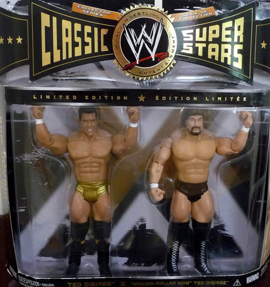 2009 WWE Jakks Pacific Classic Superstars 2-Packs Series 12 Ted Dibiase & "Million Dollar Man" Ted Dibiase