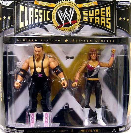 2009 WWE Jakks Pacific Classic Superstars 2-Packs Series 12 Jim "The Anvil" Neidhart & Natalya