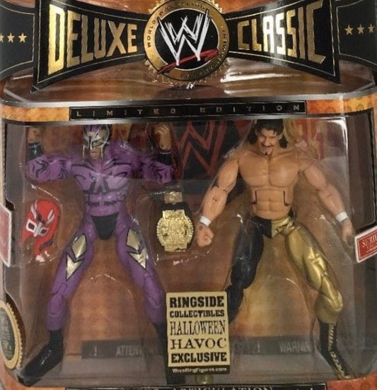 2005 WWE Jakks Pacific Deluxe Classic Superstars Halloween Havoc: Rey Mysterio vs. Eddie Guerrero [Exclusive]