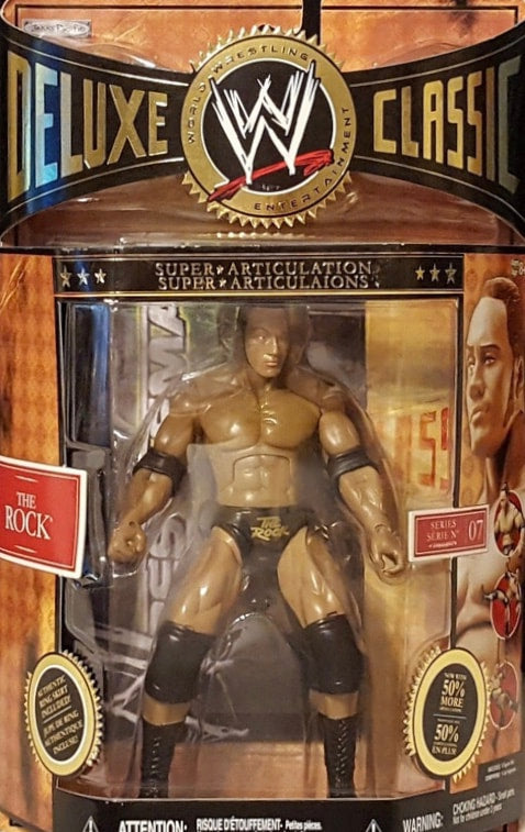 2009 WWE Jakks Pacific Deluxe Classic Superstars Series 7 The Rock