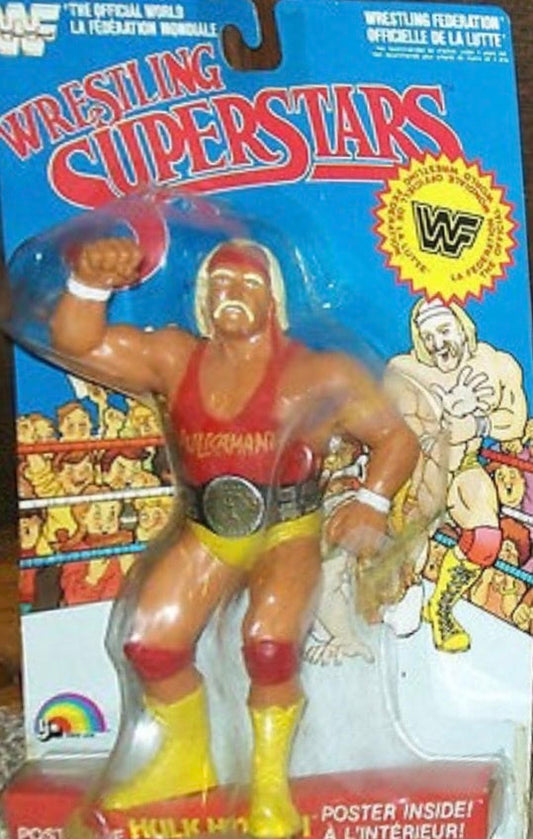 1988 WWF LJN Wrestling Superstars Series 5 Hulk Hogan [With Yellow Trunks & Red Shirt]