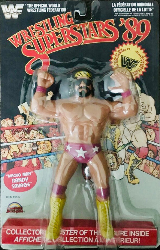 1989 WWF Grand Toys Wrestling Superstars Series 6 "Macho Man" Randy Savage [Rerelease]