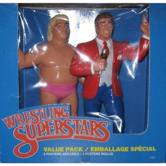 1988 WWF LJN Wrestling Superstars Value Pack: Adrian Adonis & Vince McMahon