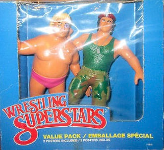 1988 WWF Grand Toys Wrestling Superstars Value Pack: Adrian Adonis & Corporal Kirchner