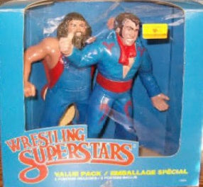 1988 WWF LJN Wrestling Superstars Value Pack: Hillbilly Jim & Honky Tonk Man