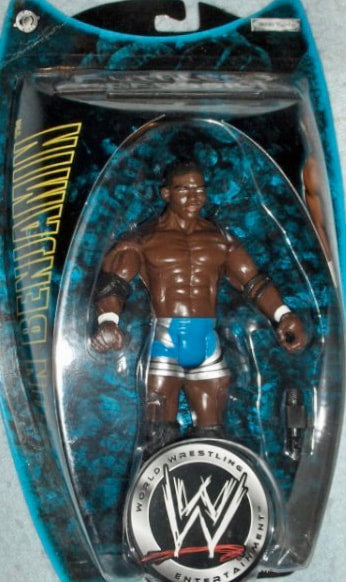 2004 WWE Jakks Pacific Ruthless Aggression Series 11.5 Shelton Benjamin [With Blue Bikers]