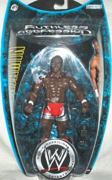 2004 WWE Jakks Pacific Ruthless Aggression Series 11.5 Shelton Benjamin [With Red Bikers]