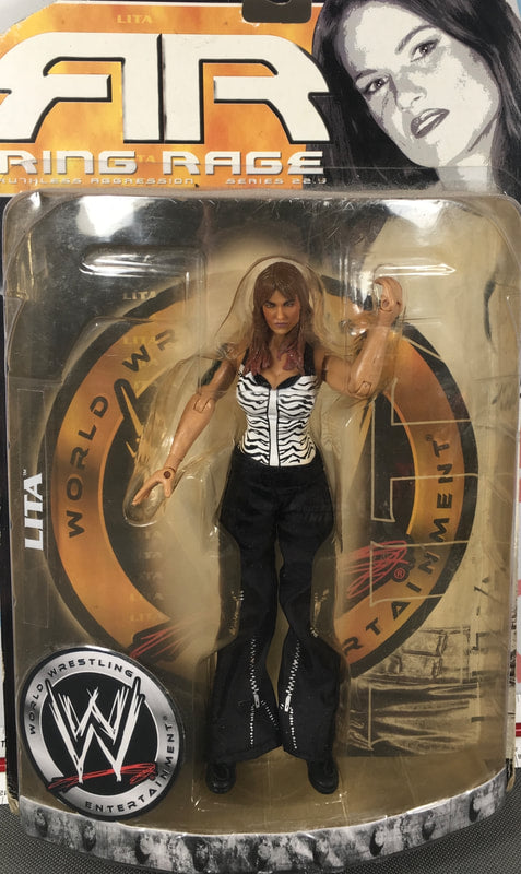 2006 WWE Jakks Pacific Ruthless Aggression Series 22.5 "Ring Rage" Lita [Without Card]