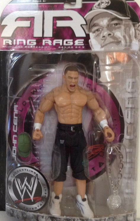 2007 WWE Jakks Pacific Ruthless Aggression Series 24.5 "Ring Rage" John Cena