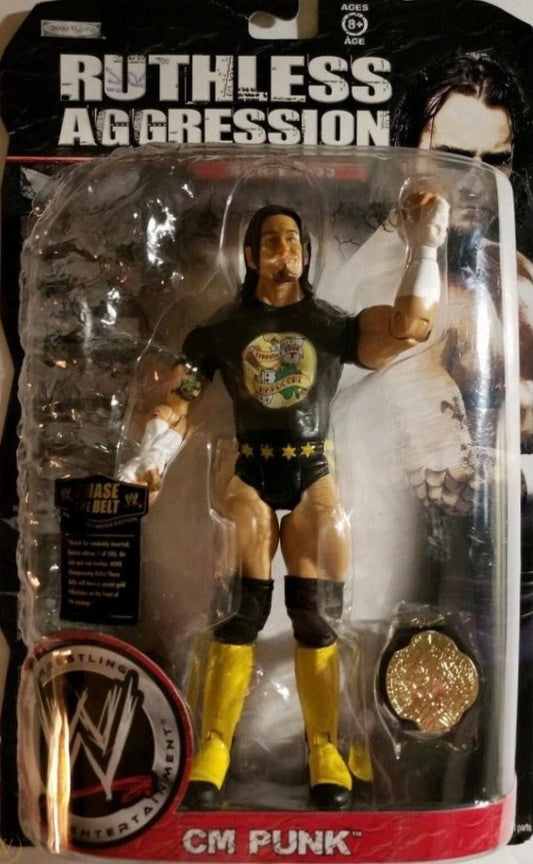 2008 WWE Jakks Pacific Ruthless Aggression Series 33 CM Punk