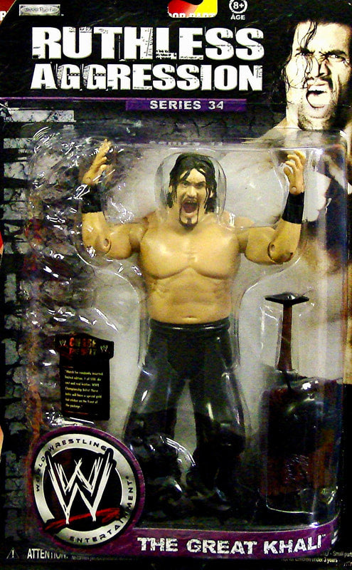 2008 WWE Jakks Pacific Ruthless Aggression Series 34 The Great Khali
