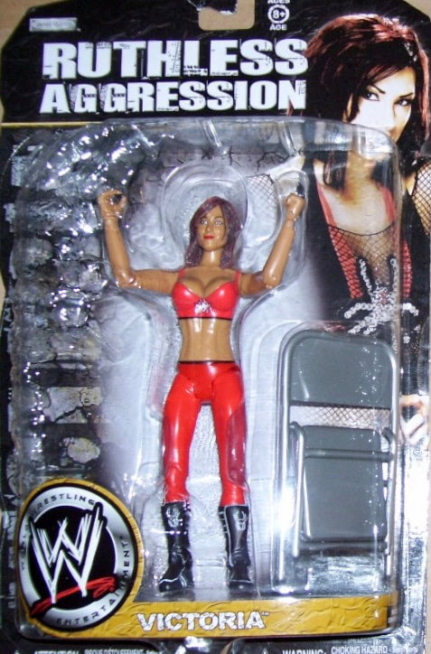 2008 WWE Jakks Pacific Ruthless Aggression Series 35 Victoria
