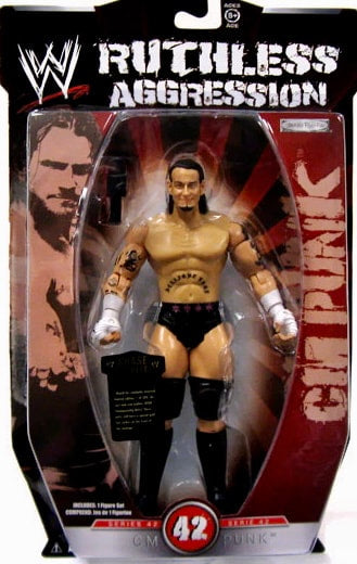 2009 WWE Jakks Pacific Ruthless Aggression Series 42 CM Punk