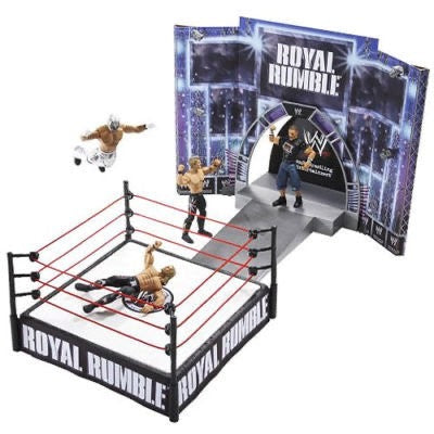 2008 WWE Jakks Pacific Royal Rumble Playset [With John Cena, Chris Jericho, Rey Mysterio & Edge]