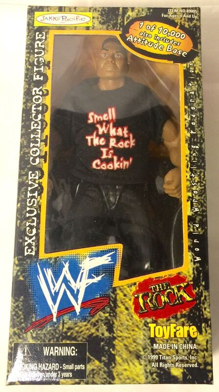 1999 WWF Jakks Pacific The Rock ToyFare Mailaway