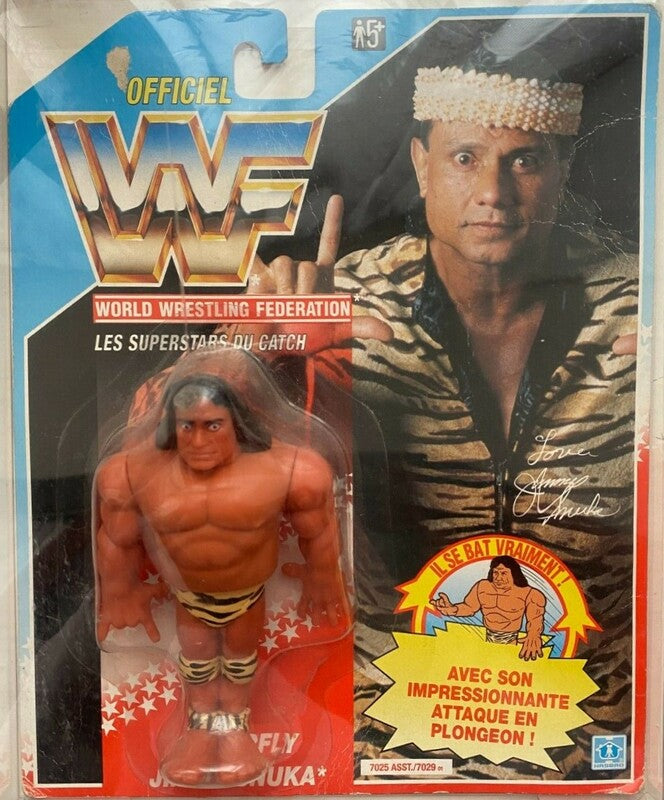 1991 WWF Hasbro Series 2 Jimmy Snuka with Superfly Slam!