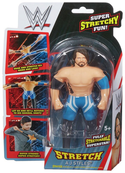 2019 WWE Character Options Mini Stretch Wrestlers Series 1 AJ Styles [Exclusive]