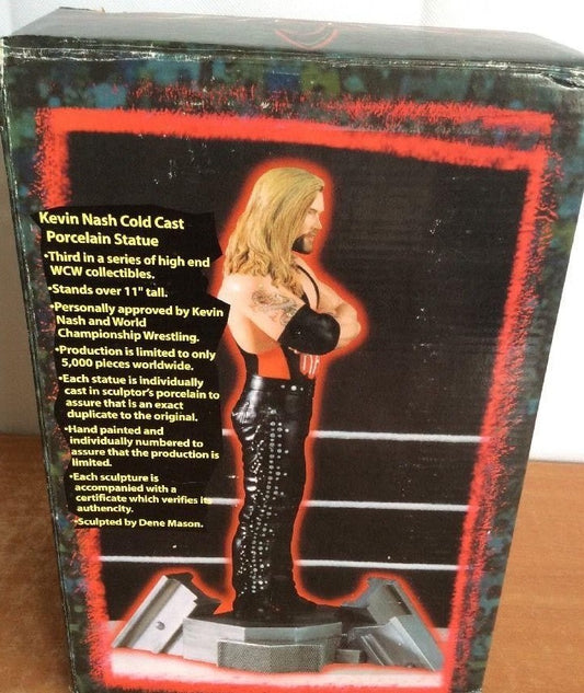 1999 WCW Creative Licenses Kevin Nash Cold Cast Porcelain Sculpture