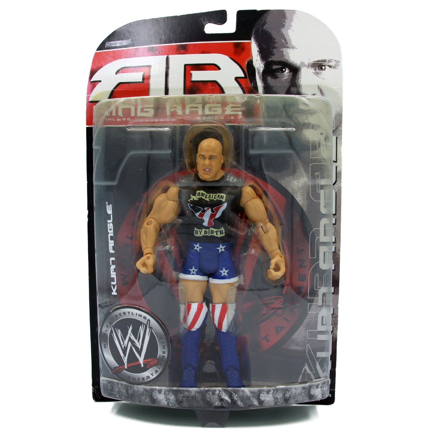 2006 WWE Jakks Pacific Ruthless Aggression Series 18.5 "Ring Rage" Kurt Angle