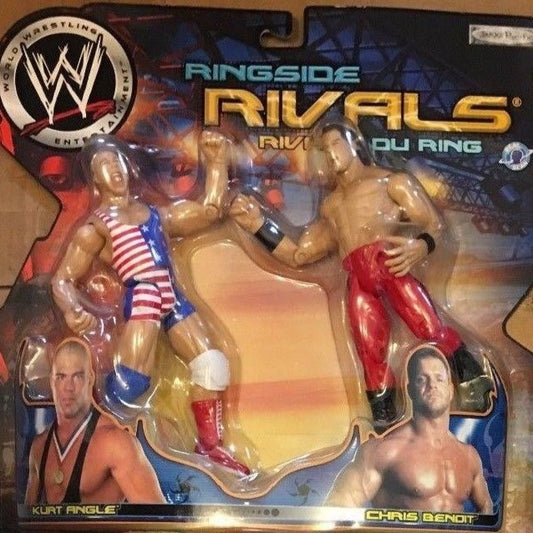 2003 WWE Jakks Pacific Titantron Live Ringside Rivals Series 8 Kurt Angle vs. Chris Benoit