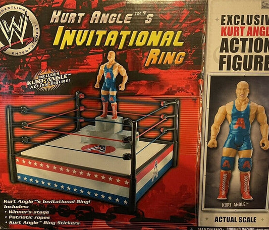 2005 WWE Jakks Pacific Kurt Angle's Inviational Ring [With Kurt Angle]
