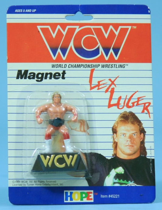 1991 WCW Hope Industries Inc. Lex Luger Magnet