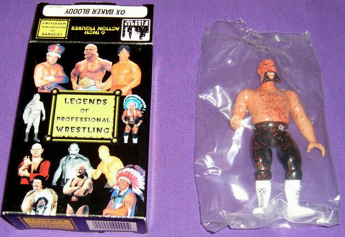 2001 FTC Legends of Professional Wrestling [Original] Series 15 Ox Baker [With Blood]