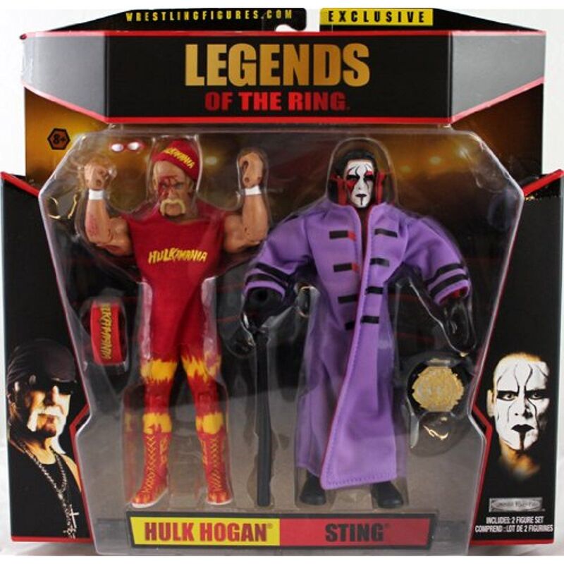 2010 TNA Wrestling Jakks Pacific Legends of the Ring Hulk Hogan & Sting [Exclusive]