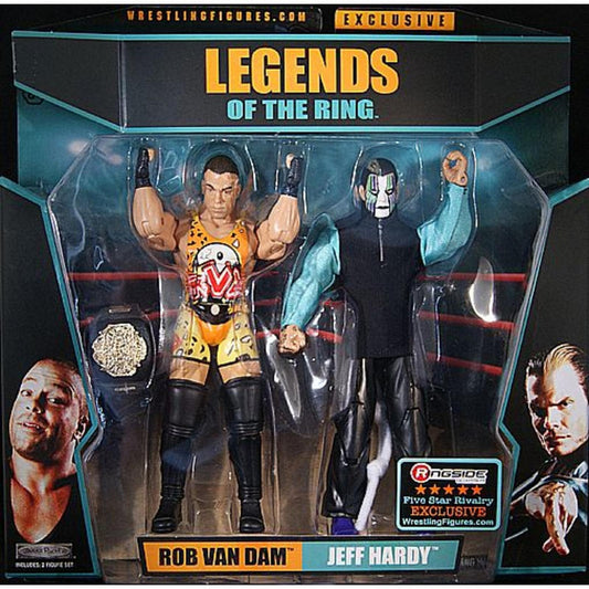 TNA/Impact Wrestling Jakks Pacific Legends of the Ring "Five-Star Rivalry": Rob Van Dam & Jeff Hardy [Exclusive]