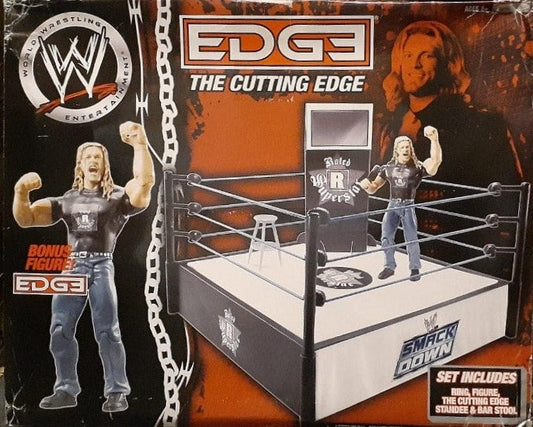 WWE Jakks Pacific The Cutting Edge Ring [Smackdown Edition, With Edge]