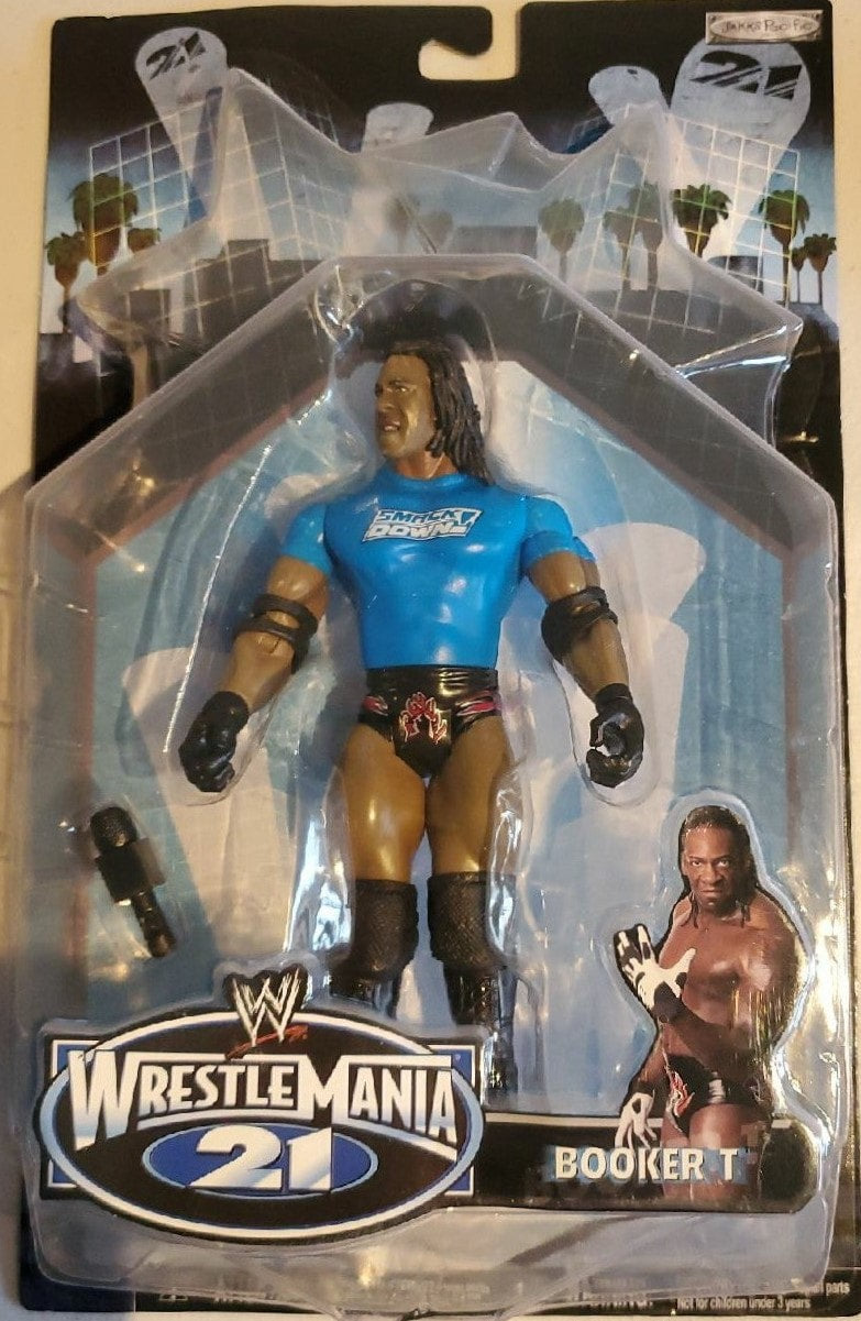 2005 WWE Jakks Pacific Ruthless Aggression WrestleMania 21 Series 3 Booker T