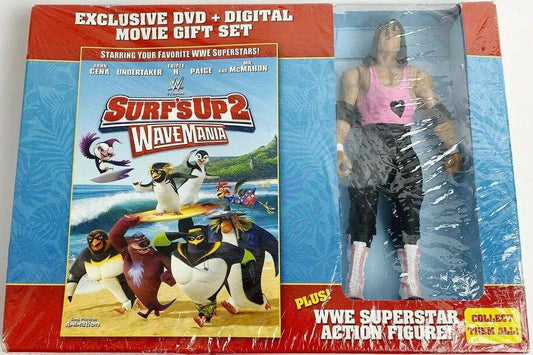 2016 WWE Mattel Surf's Up 2: Wavemania Walmart Exclusive DVD Gift Set Bret "Hitman" Hart