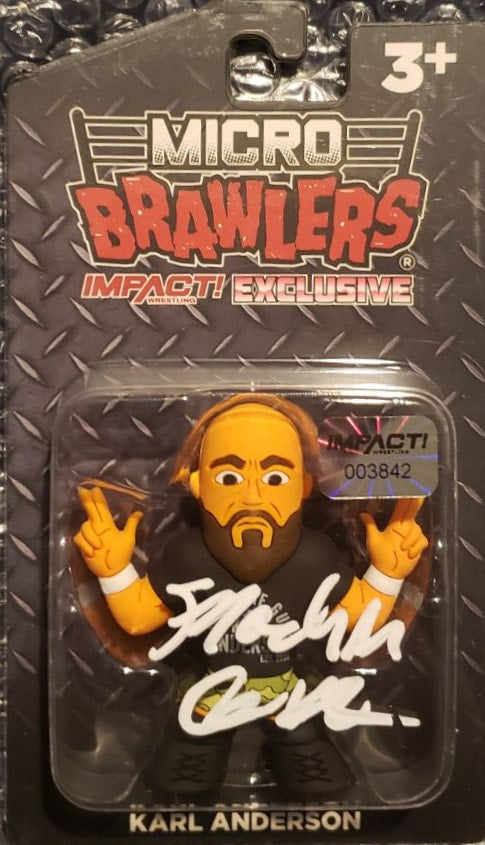 2021 Pro Wrestling Tees Impact! Wrestling Exclusive Micro Brawlers Series 2 Karl Anderson