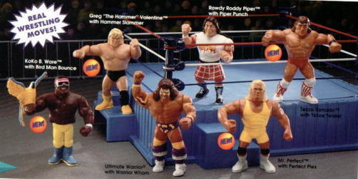 Unreleased WWF Hasbro Ultimate Warrior & Texas Tornado