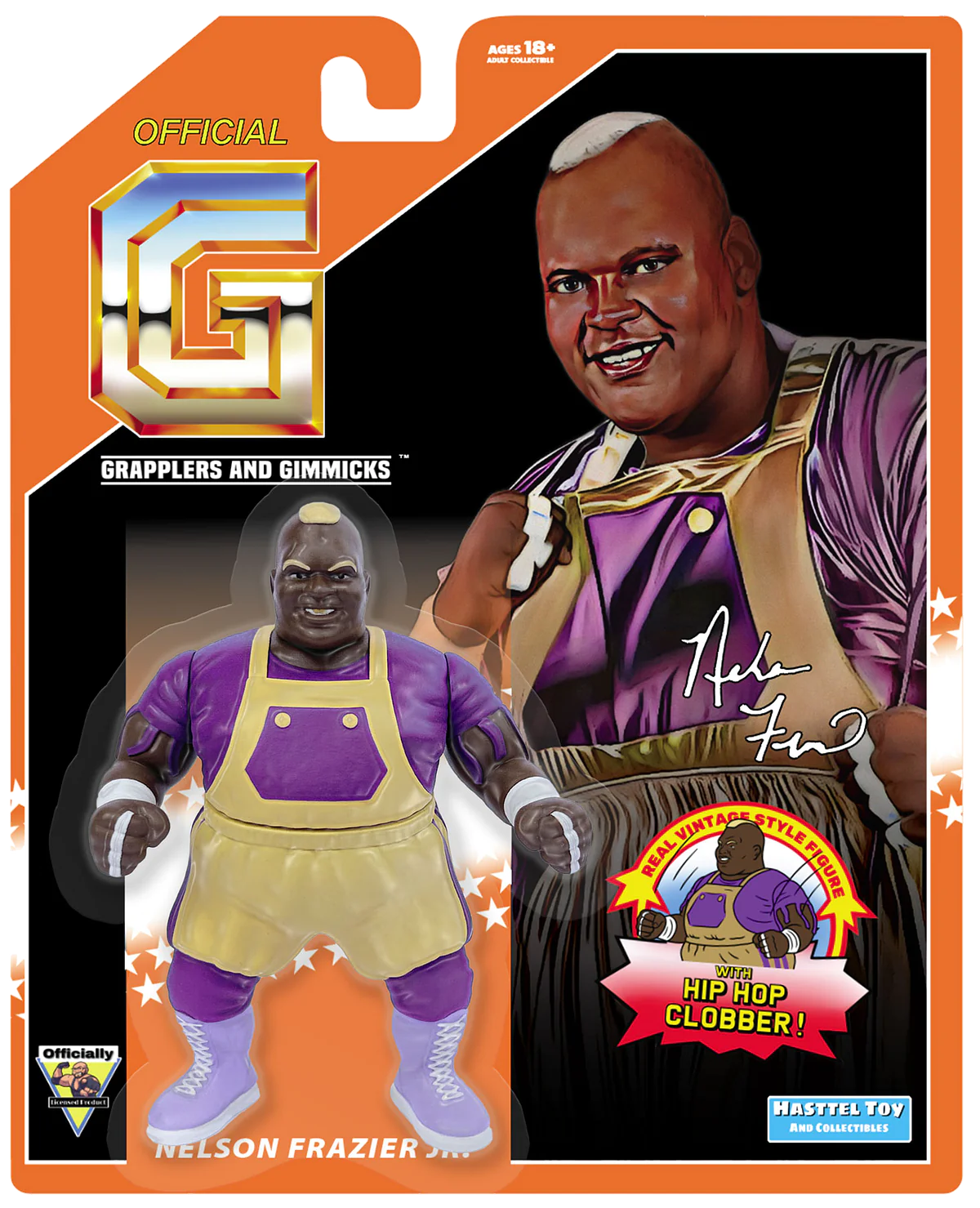 2023 Hasttel Toy Grapplers & Gimmicks Series 2 Nelson Frazier Jr