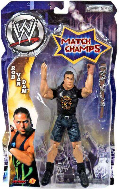 2002 WWE Jakks Pacific Titantron Live Match Champs Rob Van Dam