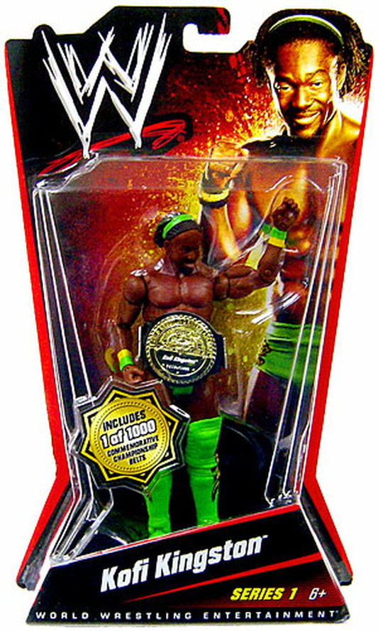 2010 WWE Mattel Basic Series 1 Kofi Kingston [Chase]