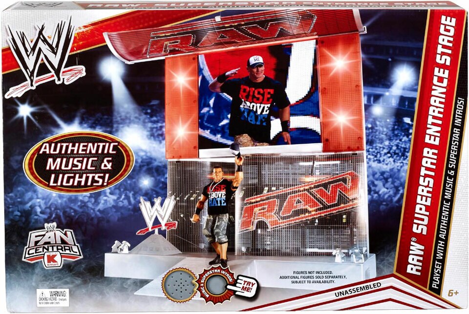Mattel WWE Wrestling Ring - Playset Esclusivo PPV Ringside Battle Ring Con Figura Inclusa Di Daniel Bryan