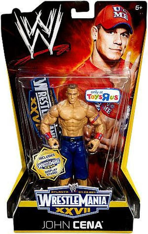 2011 WWE Mattel Basic WrestleMania XXVII John Cena [Exclusive]